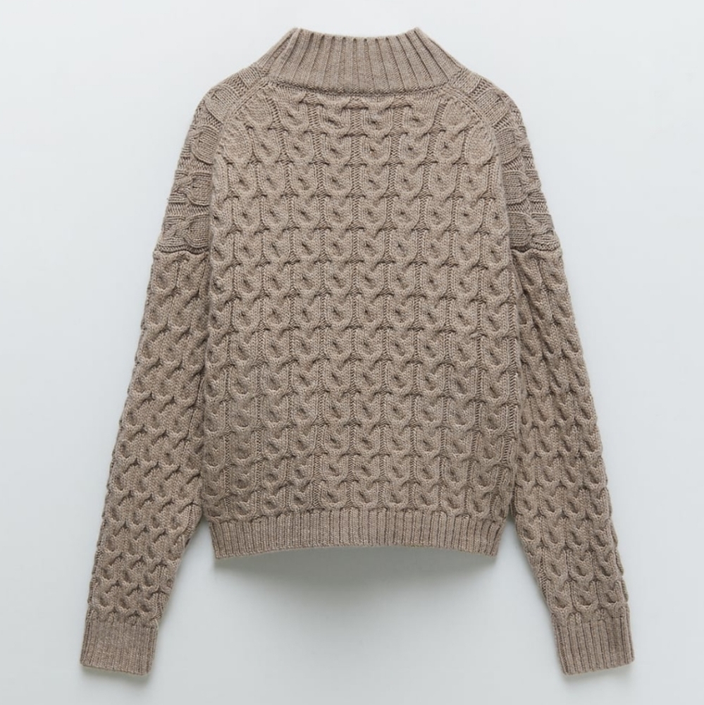 ZARA | Bloggers Fave Cable Knit Sweater Set - Picture 12 of 16